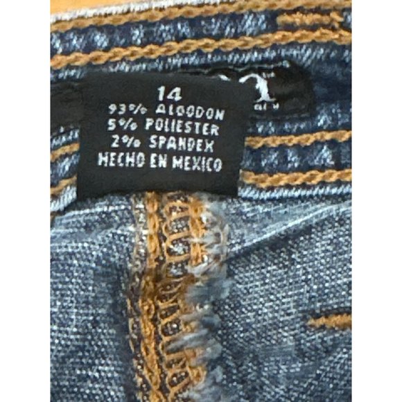 A.N.A. A New Approach Mojave Wash Cotton Polyester Spandex Blend Denim Knee Leng - Picture 6 of 8